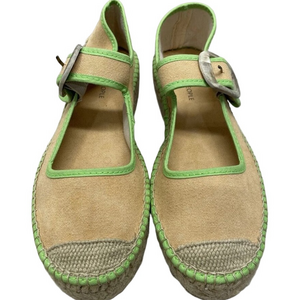 Free People “Surfside” Mary Jane Espadrilles – Women’s 7.5, Salted Lime (NWOB)